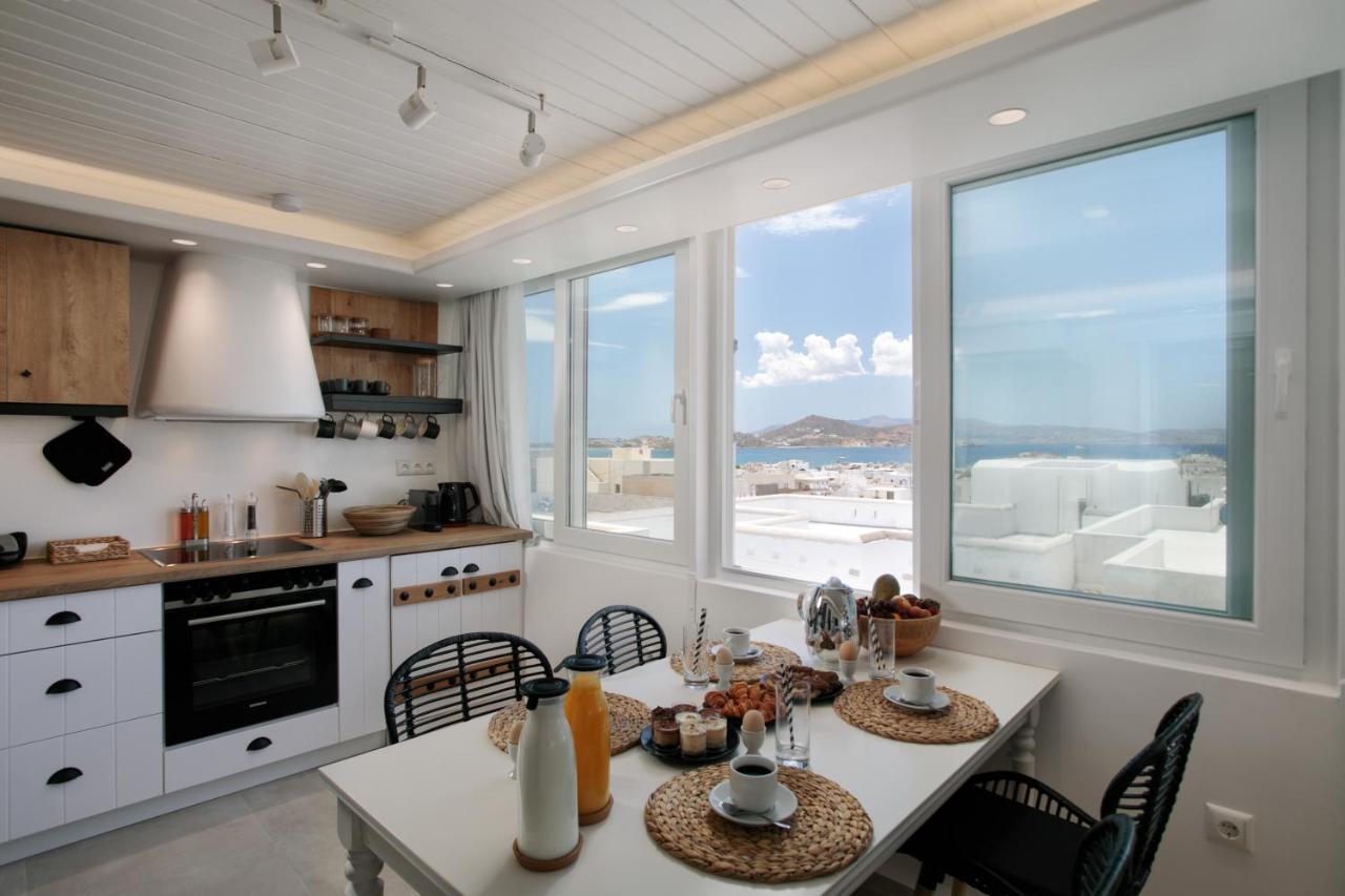 Naxos City Manda Luxury Apartments מראה חיצוני תמונה